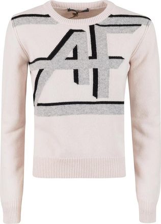 Alberta Ferretti Round-neck Truien - Dames - Ronde hals truien - Veelkleurig - L - Truien & Vesten