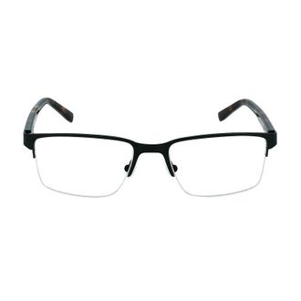 Lacoste L2279201 Rectangle Full-Rim Metal Eyeglasses - Black