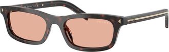 Prada Sunglasses, unisex, Brown, Size: 52 MM PR D05S Sunglasses