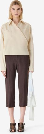Iro Lyra Poplin Shirt in Sand at Nordstrom, Size 36 Eu