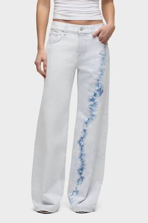 Hudson Rylee Low-Rise Loose Pant In Bleached Cloud