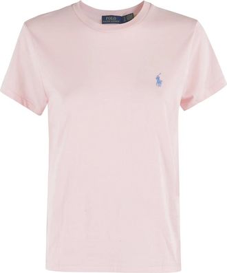 Polo Ralph Lauren T-Shirts, female, Pink, Size: XS Classic Pink T-Shirt Short Sleeve