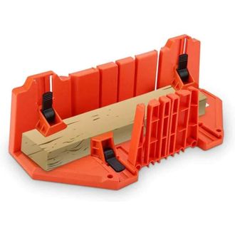 OEM Caja De Ingletes, Pl&aacute;stico Abs, Gu&iacute;as De 0&deg;, 22,5&deg;, 45&deg; Y 90&deg;, Con Abrazaderas, Cortador Para Carpinter&iacute;a