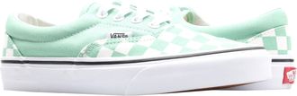 Vans Era Checkerboard Neptune Green/True White Low Top Sneakers VN0A38FRVOV