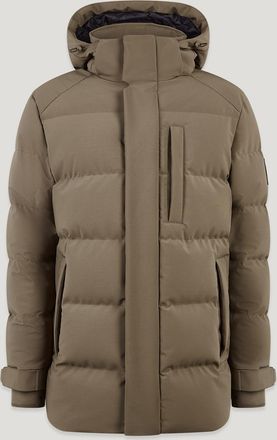 Belstaff Pendulum Jacket Mens 3-layer Stretch Down Major Brown Size UK 42