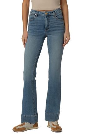 Kut from the Kloth Stella High Waist Fab Ab Flare Jeans in Smoothness at Nordstrom, Size 16