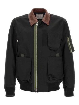 sacai Cotton blouson jacket