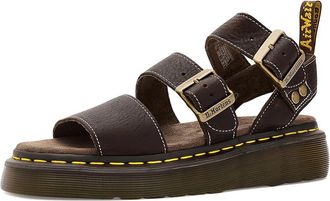 Dr. Martens Gryphon Quad Womens Shoes Dark Brown : UK 9 (US Womens 11) M, Leather