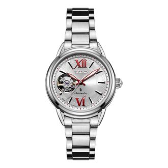 Seiko Minimalistic Japan Hollow Out Mechanical Silver SSA797J1