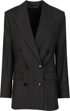 Isabel Marant Jevima Jacket - Dames - Blazers - Grijs - XS - Wol - Jassen