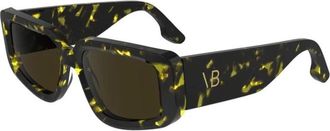 Victoria Beckham Sunglasses, female, Multicolor, Size: ONE SIZE Acetate Frame Sunglasses