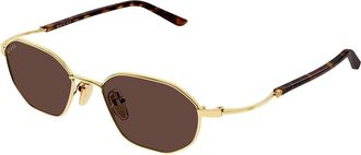 Gucci GG2257S 002 Mens Sunglasses Gold Size 49 - Free RX Lenses - Free RX Lenses