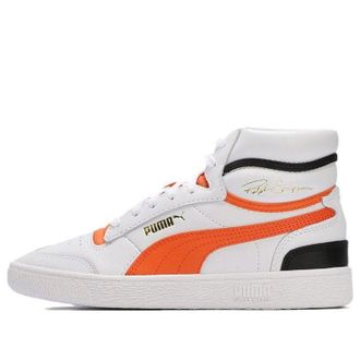 Puma Ralph Sampson Mid White Carrot 370847-19