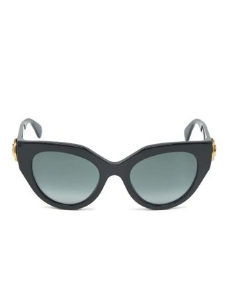 Gucci cat-eye logo-detail sunglasses - Black