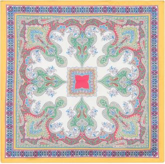 Etro Fazzoletto da taschino a fiori - Bianco