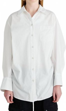 Free People Sabine Tailored Shirt In Parchment