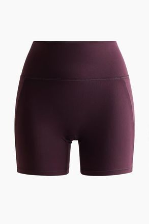 H&M Softmove Pocket Cycling Shorts in Chocolate Plum at Nordstrom, Size Xx-Large