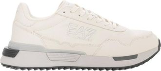 Emporio Armani Sneakers con logo stampato - - Shoes - Uomo - Beige - 42 1/2 EU