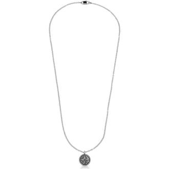 Mr.Ettika Mens All Signs Point North Pendant Necklace in Silver at Nordstrom