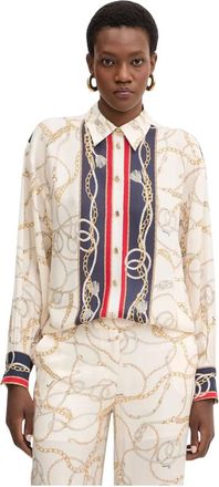 Marciano Amanda LS Shirt - Dames - Overhemden - Beige - M - Overhemden