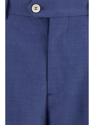 Brunello Cucinelli Mens Suit Single-Breasted Peak Lapels Royal Fleece Wool (ovis Aries) Suits