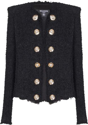 Balmain Giacca In Tweed-Donna