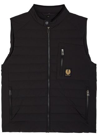 Belstaff Chassis Padded Stretch-shell Gilet - Black - XL