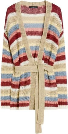 Max Mara Cardigans, female, Multicolor, Size: XS Bonito Cardigan