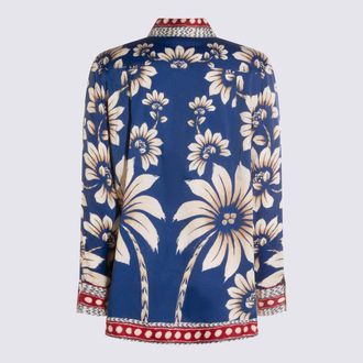 Farm Rio Womens Shirts Luna Blue _vi