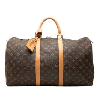 Louis Vuitton Pre-owned Weekend Bags, female, Brown, Size: ONE SIZE Pre-owned Keepall 50