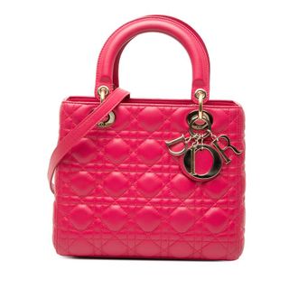 Dior Pre-owned Dior Medium Lambskin Cannage Lady Dior Ladies ULQBD6JJRV5H1S3S