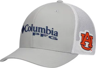 Columbia Mens Columbia Gray Auburn Tigers PFG Snapback Hat at Nordstrom