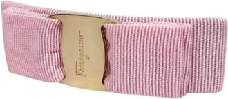 Ferragamo Pre-owned Fabric hair-accessories - Dames - Vintage Accessoires - Roze - ONE Size - Vintage