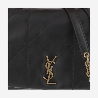 Saint Laurent Womens Jamie 4.3 Small Lambskin Leather Bag Black Shoulder