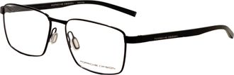 Porsche Design Mens 55mm Black Grey Opticals