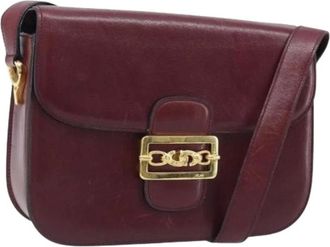 Celine Pre-owned Cross Body Bags, female, Red, Size: ONE SIZE Pre-owned Vintage Shoulder Bag