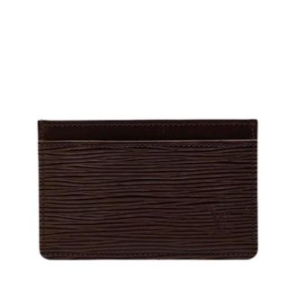 Louis Vuitton Pre-owned Wallets, female, Brown, Size: ONE SIZE Pre-owned Porte Cartes Simple Epi Card Case
