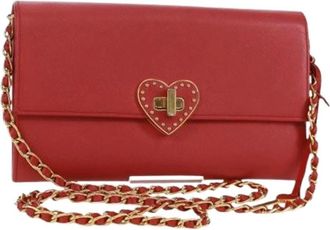 Prada Pre-owned Vintage Schoudertas - Dames - Vintage Schoudertas - Rood - ONE Size - Leer - Vintage