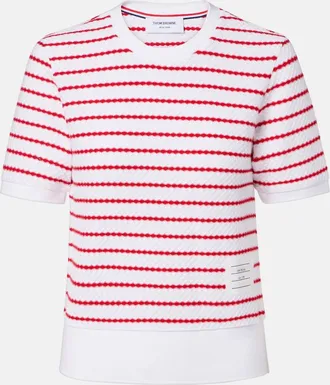 Thom Browne Striped cotton top