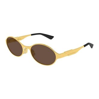 Bottega Veneta Bv1456S 001 Sunglasses - unisex - Bottega Veneta - Sunglasses - Yellow - 55 MM - Accessories