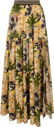 Anjuna Rokken, Dames, Groen, L, Katoen, Adele Maxi Rok