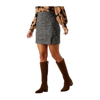 Inwear Rokken, Dames, Zwart, S, Veelzijdige Zwarte Minirok