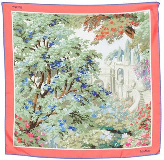 Max Mara Floral-print Scarf