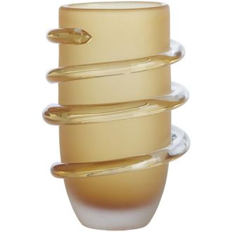 Light & Living Light&living - Jarr&oacute;n Mini Odate En Vidrio Mate Color Ocre