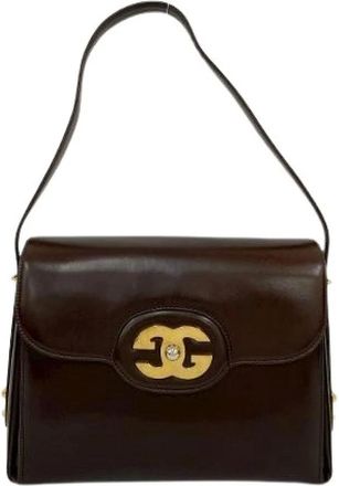 Gucci Pre-owned Shoulder Bags, female, Brown, Size: ONE SIZE Pre-owned Vintage Shoulder Bag