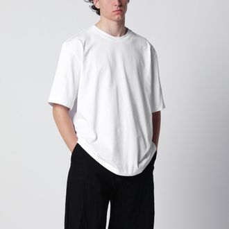STUDIO NICHOLSON Lay white boxy-fit T-shirt
