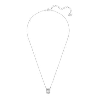 Swarovski Ketting Unisex Millenia Octagon Hanger Wit Rhodium 5599177 - unisex - Kettingen - Grijs - ONE Size - Accessoires