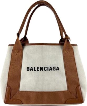 Balenciaga Pre-owned Tote Bags, female, Brown, Size: ONE SIZE Pre-owned Vintage Tote Bag