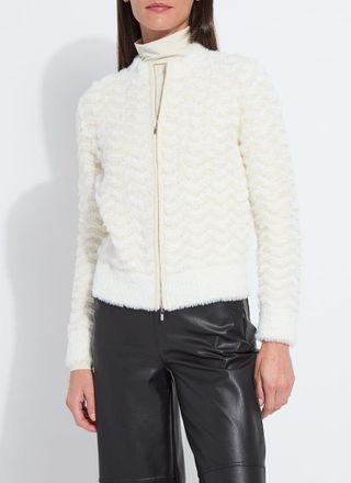 Lyssé Ivanna Zip Front Knit Bomber