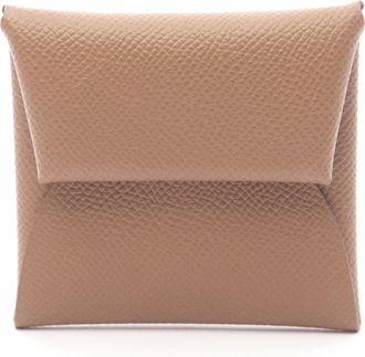 Hermès Brown Epsom Leather Coin Purse/Coin Case (Pre-Owned)